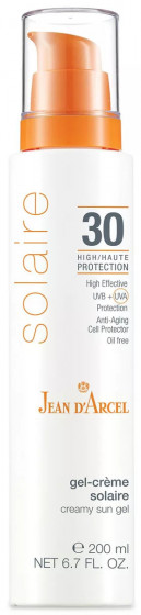 Jean d'Arcel Gel-creme Solaire SPF30 - Сонцезахисний крем-гель для чутливої ​​шкіри