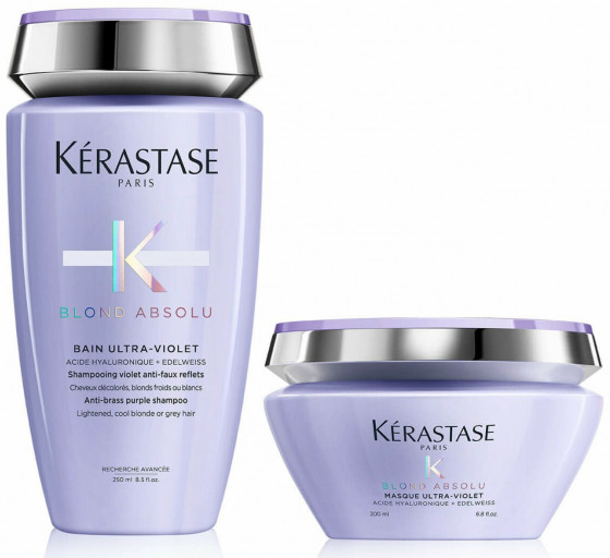 Kerastase Blond Absolu Masque Ultra Violet - Фіолетова маска для волосся - 5