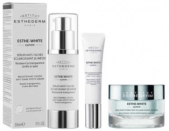 Institut Esthederm Esthe-White Brightening Youth Anti-Dark Spots Serum - Освітлююча омолоджуюча сироватка - 2