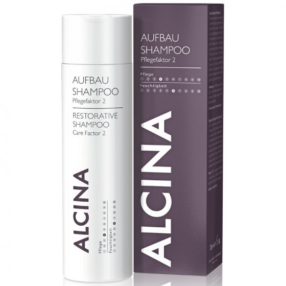 Alcina Hair Care Aufbau-Shampoo Pflegefaktor 2 - Шампунь для відновлення структури волосся (фактор 2)