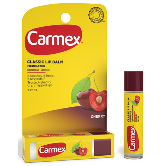 Carmex Lip Balm Stick Cherry SPF15 - Бальзам для губ з ароматом вишні в стике - 1