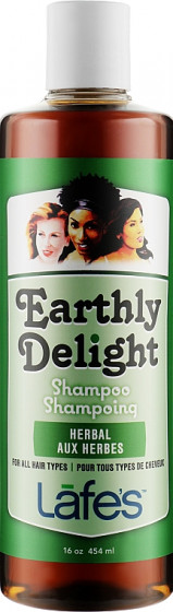 Lafe’s Earthly Delight Herbal Shampoo - Безсульфатний шампунь для волосся "Трав'яний"