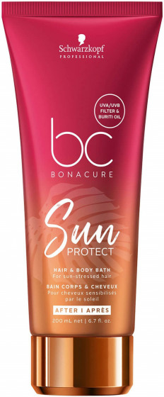 Schwarzkopf Professional Bonacure Sun Protect Hair & Body Bath - Шампунь для волосся і тіла