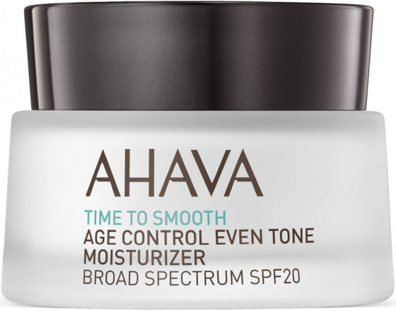 Ahava Time to Smooth Age Control Even Tone Moisturizer Broad Spectrum SPF 20 - Крем омолоджуючий зволожуючий, вирівнюючий тон шкіри SPF 20