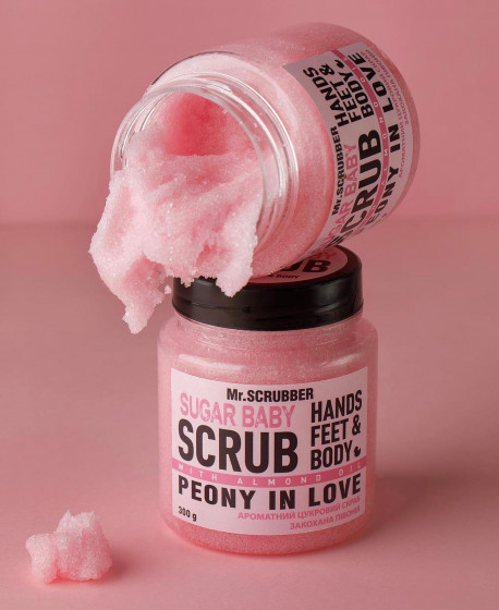 Mr.Scrubber Sugar Baby Peony in Love Scrub - Цукровий скраб для тіла - 1