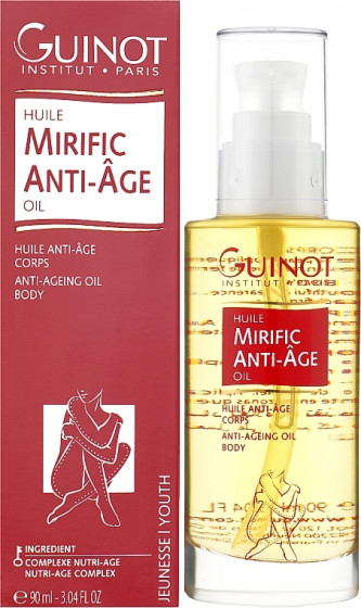 Guinot Mirific Anti-Age Body Oil - Освіжаючий міст для тіла