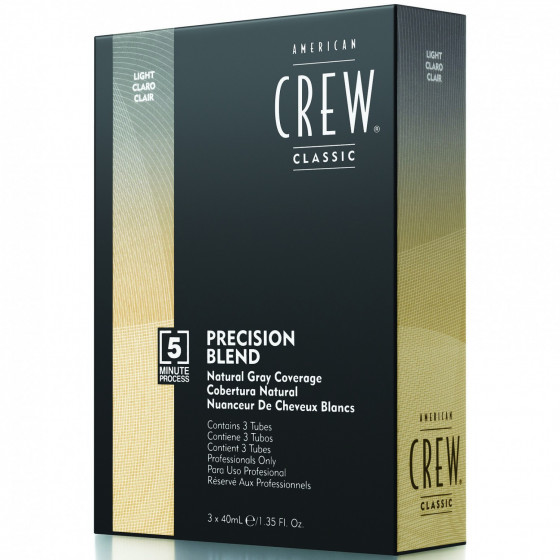 American Crew Precision Blend Light - Система маскування сивини Світлий (рівень 7-8)