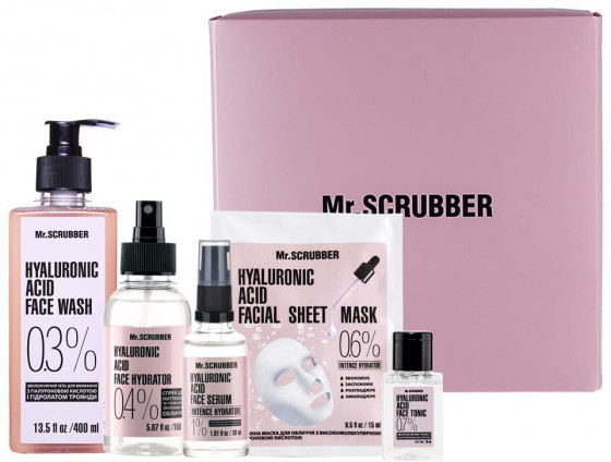 Mr.Scrubber "Hyaluronic acid" Gift Set - Подарунковий набір