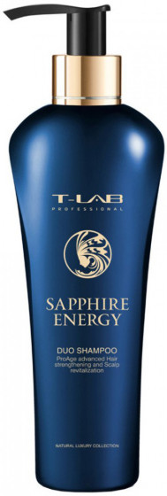 T-LAB Professional Sapphire Energy Duo Shampoo - Дуо-шампунь для зміцнення волосся