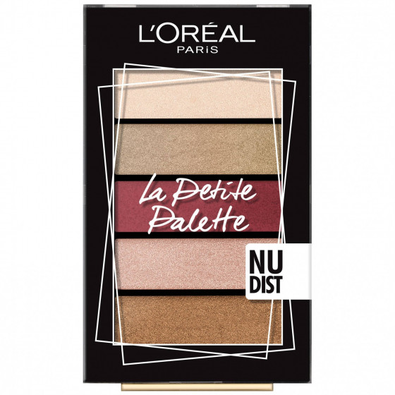 L'Oreal La Petit Palette Nudist Eyeshadow - Палетка тіней для повік