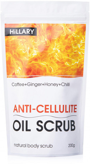 Hillary Anti-Cellulite Oil Scrub - Антицелюлітний розігріваючий скраб для тіла