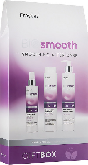 Erayba Bio Smooth Smoothing After Care - Набір для випрямлення волосся - 1