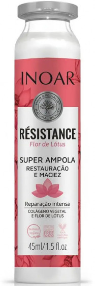 Inoar Resistance Flor de Lotus - Ампула для ламінування волосся Квітка лотоса