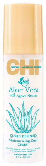 CHI Aloe Vera Moisturizing Curl Cream - Зволожуючий крем для волосся з алое