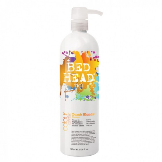 Tigi Bed Head Colour Combat Dumb Blonde Shampoo - Відновлюючий і зберігаючий колір волосся шампунь для блондинок