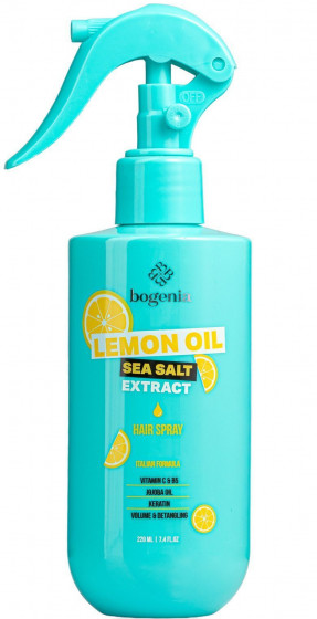 Bogenia Lemon Oil & Sea Salt Spray - Спрей для волосся 