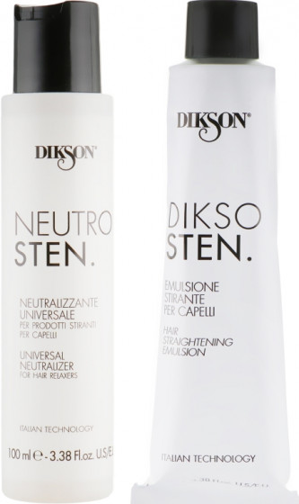 Dikson Dikso Sten Hair Straightening Treatment - Двофазна процедура для випрямлення волосся - 2