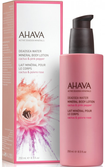 Ahava Deadsea Water Mineral Body Lotion Cactus & Pink Pepper - Лосьйон для тіла мінеральний Кактус і Рожевий перець