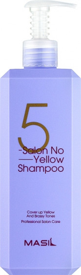 Masil 5 Salon No Yellow Shampoo - Тонуючий шампунь для освітленого волосся
