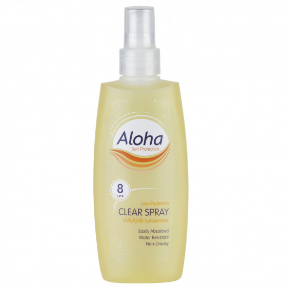 Aloha Sun Protection Clear Spray SPF 8 - Прозорий сонцезахисний спрей