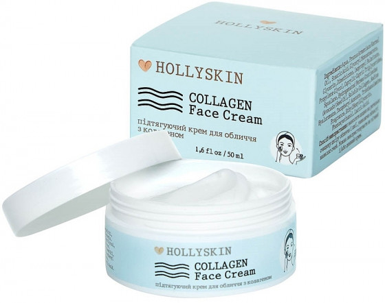 Hollyskin Collagen Face Cream - Ліфтинг-крем для обличчя з колагеном