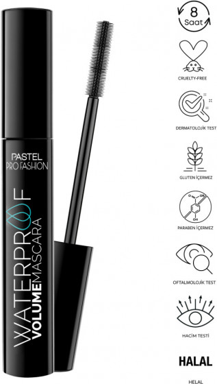 Pastel Waterproof Volume Mascara - Водостійка туш для об'єму вій - 3