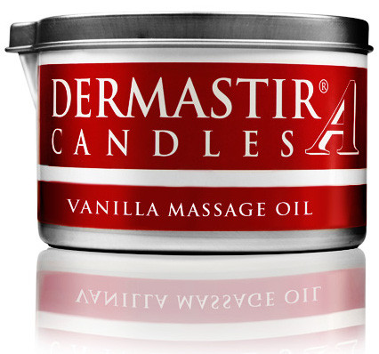 Dermastir Massage Candle Oil Vanilla - Масажна свічка Ваніль - 1