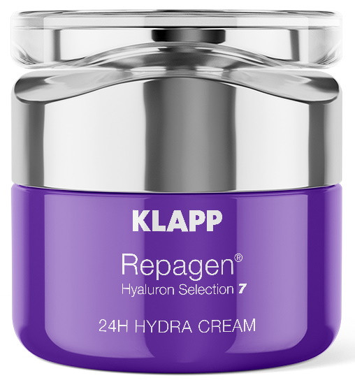 Klapp Repagen Hyaluron Selection 7 24Н Hydra Cream - Зволожуючий крем для обличчя