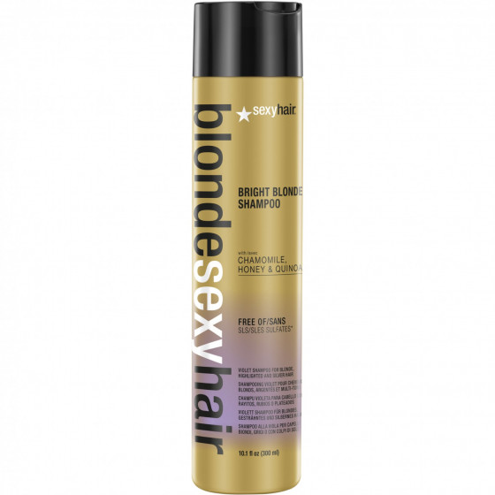 Sexy Hair Sulfate-Free Bright Blonde Shampoo - Шампунь коригує Сяючий Блонд без сульфатів