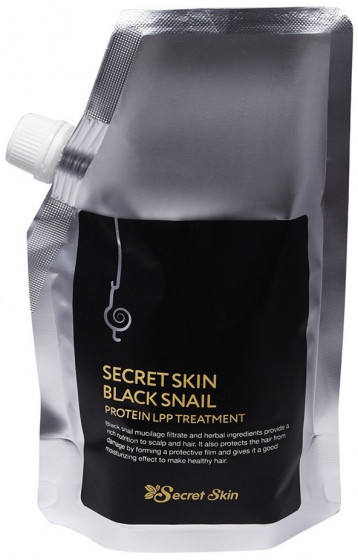 Secret Skin Black Snail Protein LPP Treatment - Маска для волосся з муцином чорного равлика з ефектом ламінування