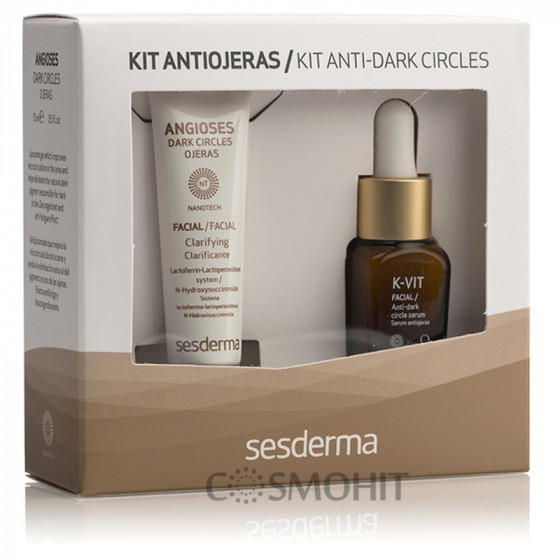 Sesderma Kit Anti-Dark Circles (Angioses & K-Vit Eye Contour) - Набір від темних кіл під очима