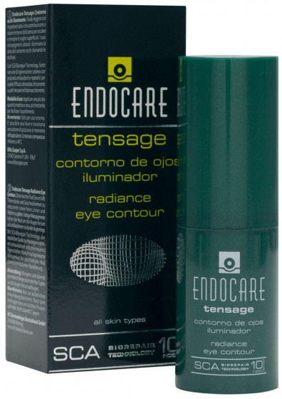 Cantabria Endocare Tensage Radiance Eye Contour - Сяючий флюїд для контуру очей з ефектом ліфтингу