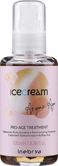 Inebrya Ice Cream Pro Age Treatment Argan Oil - Арганова олія проти посічених кінчиків