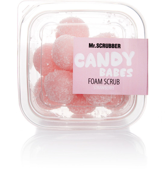 Mr.Scrubber Candy Babes Strawberry Foam Scrub - Пінний скраб для тіла