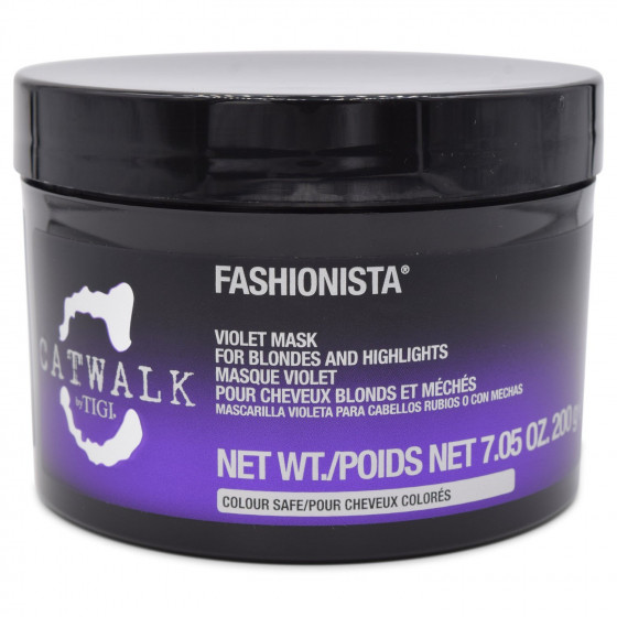 Tigi Catwalk Fashionista Violet Mask For Blondes - Фіолетова маска для світлого волосся