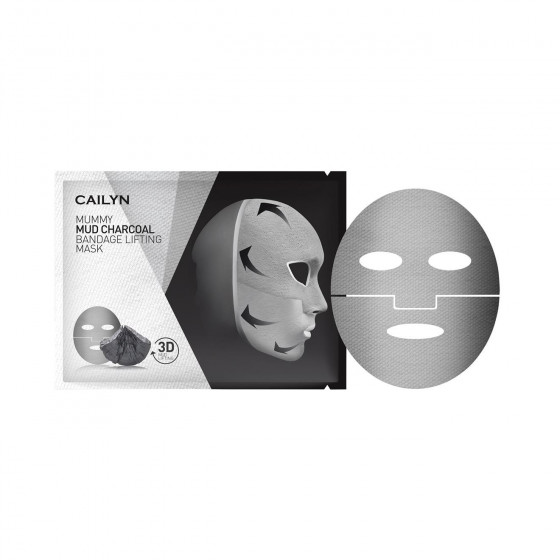 Cailyn Mummy Mud Charcoal Bandage Lifting Mask - Грязьова лифтинг маска для обличчя - 2
