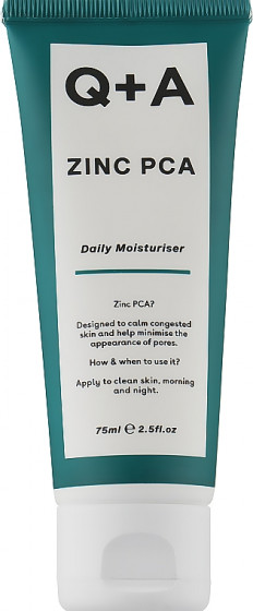 Q+A Zinc PCA Daily Moisturiser - Зволожуючий крем для обличчя