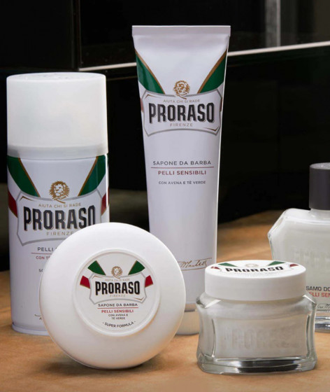 Proraso White Line Shaving Soap - Мило для гоління для чутливої ​​шкіри - 5