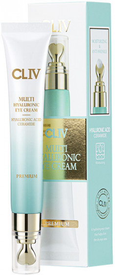 CLIV Multi Hyaluronic Eye Cream Premium - Крем з гіалуроновою кислотою для зони навколо очей