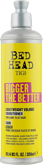 Tigi Bed Head Bigger The Better Lightweight Volume Conditioner - Кондиціонер для об'єму волосся