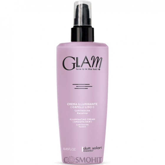 Dott.Solari Glam Dott.Solari Glam Illuminating cream smooth hair - Ідеально розгладжуючий крем, що надає блиск волоссю