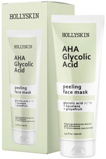 Hollyskin Glycolic AHA Acid Face Mask - Маска для обличчя з гліколевою кислотою - 1