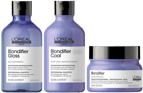 L'Oreal Professionnel Serie Expert Blondifier Mask - Маска для сяйва освітленого волосся - 2