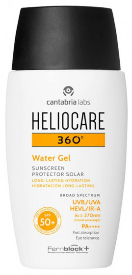 Cantabria Heliocare 360º Water Gel SPF50+ - Сонцезахисний зволожуючий гель