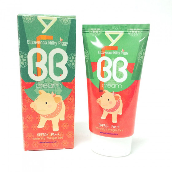 Elizavecca Milky Piggy BB Cream - Зволожуючий ББ крем з гіалуроновою кислотою - 1