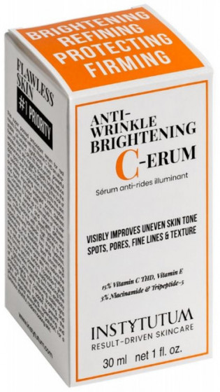 Instytutum Anti-wrinkle Brightening C-erum - Суперконцентрована сироватка з вітаміном C - 2