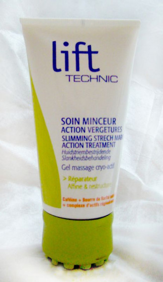 Lift Technic Slimming Stretch Marks Action Treatment - Гель для схуднення та усунення розтяжок з масажером - 1