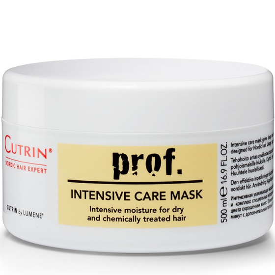 Cutrin Prof. Intensive Mask - Інтенсивна маска для сухого і пошкодженого волосся