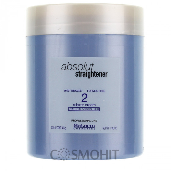 Salerm Absolut Straightener 2 Relaxer Cream - Крем для випрямлення фарбованого волосся