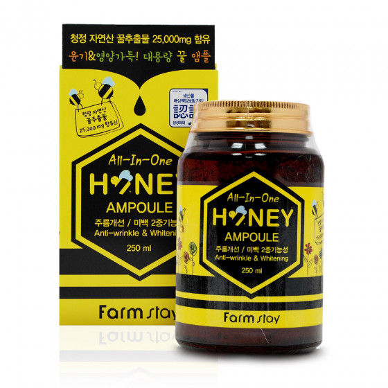 FarmStay All-in-One Honey Ampoule - Багатофункціональна сироватка з медом - 1